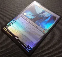 Mtg Super Rare Dragon Prerelease Foil Stamping Promo Eye Of The Stormmugin Tdm - Image 3