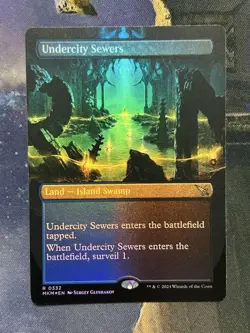 Mtg Undercity Sewers Borderless Foil English - Image 1