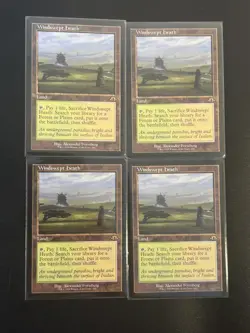 Mtg Windswept Heath Old Frame Set Of 4 - Image 1