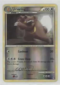 Ursaring Reverse Foil Pokemon HeartGold & SoulSilver Call of Legends #37 - Image 1
