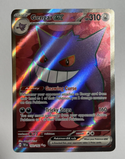 Gengar EX 193/162 - Temporal Forces - Pokemon Card - Near Mint - Image 1