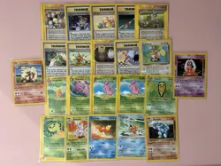 22 Vintage Pokemon Cards (Most LP-MP) - Image 1