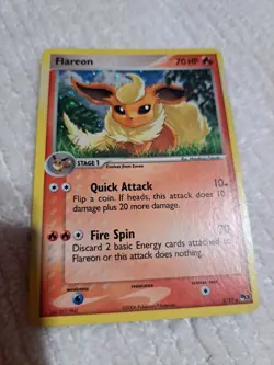 Flareon 2/17 Holo - 2006 Pokemon Pop Series 3 LP+ - Image 2