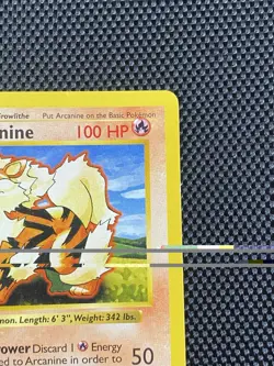 Arcanine 023/102 Base Set (Shadowless) Regular Vintage Pokemon TCG LP/NM - Image 3