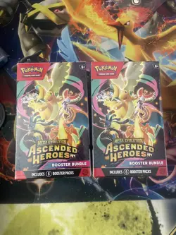 2x Pokemon TCG - Ascended Heroes - Booster Bundle (6 packs) - Brand New Sealed - Image 1