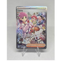 Pokemon Company Lacey 172/142 Stellar Crown SIR Full Art Holo 2024 NM - Image 1