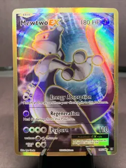 Pokemon TCG Mewtwo EX 103/108 Ultra Rare Full Art Holo Rare Evolutions - Image 1