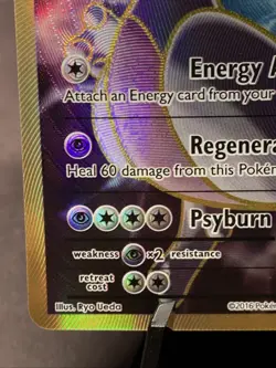 Pokemon TCG Mewtwo EX 103/108 Ultra Rare Full Art Holo Rare Evolutions - Image 5