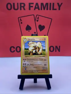 Arcanine 23/102 Base Set Uncommon Shadowless 1999 WOTC Pokemon TCG MP - Image 1