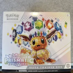 Pokemon Prismatic Evolutions Elite Trainer Box Eevee 2024 English Factory Sealed - Image 1