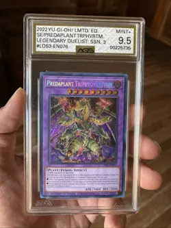 Predaplant Triphyoverutum Limited Edition LDS3-EN076 Yu-Gi-Oh! Graded AGS 9.5 - Image 1