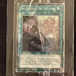 YUGIOH The Fallen & The Virtuous (CH01-EN019) Starlight Rare 1st Edition NM Card - Image 1