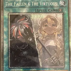 YUGIOH The Fallen & The Virtuous (CH01-EN019) Starlight Rare 1st Edition NM Card - Image 2