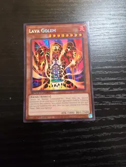 Lava Golem SBC2-END09 Prismatic Secret Rare 1st Ed Yu-Gi-Oh Near Mint - Image 1
