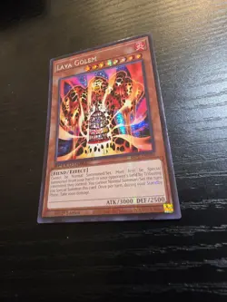 Lava Golem SBC2-END09 Prismatic Secret Rare 1st Ed Yu-Gi-Oh Near Mint - Image 2
