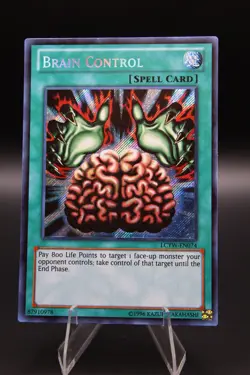 Brain Control LCYW-EN074 Secret Rare YuGiOh LC3 Yugi’s World Unlimited NM-/LP+ - Image 1