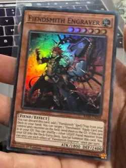 Fiendsmith Engraver RA04-EN049 Super Rare 1st Edition NM Yugioh - Image 1