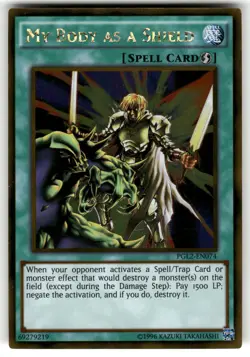 My Body as a Shield Gold Rare Premium Gold: Return of the Bling PGL2-EN074 NM - Image 1