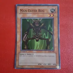 Yugioh Man-Eater Bug LOB-E088 1st Edition - Image 1