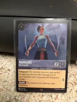 Namaari 189/204 Cold Foil Rise Of The Floodborn Disney Lorcana NM - Image 1