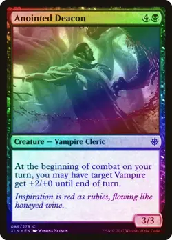 Anointed Deacon FOIL Ixalan NM Black Common MAGIC THE GATHERING CARD ABUGames - Image 1