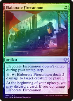 Elaborate Firecannon FOIL Ixalan NM Artifact Uncommon MAGIC MTG CARD ABUGames - Image 1