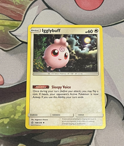 Igglybuff 168/236 Cosmic Eclipse Pokemon Card NM - Image 1