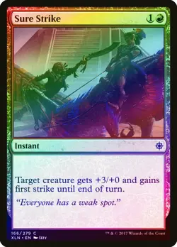 Sure Strike FOIL Ixalan NM Red Common MAGIC THE GATHERING MTG CARD ABUGames - Image 1