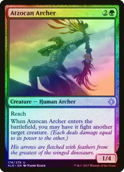 Atzocan Archer FOIL Ixalan NM Green Uncommon MAGIC THE GATHERING CARD ABUGames - Image 1