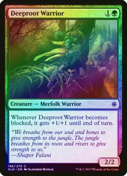 Deeproot Warrior FOIL Ixalan NM Green Common MAGIC THE GATHERING CARD ABUGames - Image 1