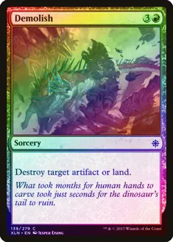 Demolish FOIL Ixalan NM Red Common MAGIC THE GATHERING MTG CARD ABUGames - Image 1