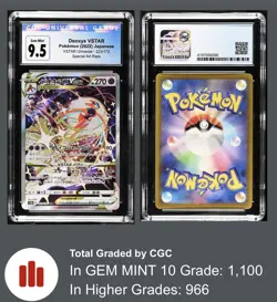 CGC 10 Deoxys VSTAR 223/172 SAR VSTAR Universe s12a Japanese Pokemon Card - Image 2