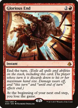 Glorious End Amonkhet NM Red Mythic Rare MAGIC THE GATHERING MTG CARD ABUGames - Image 1