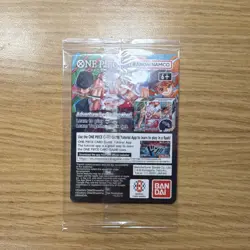 Bandai One Piece CCG Monkey.D.Luffy US Voyage Promo Full Art Holo Card - Image 2