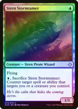 Siren Stormtamer FOIL Ixalan NM Blue Uncommon MAGIC GATHERING CARD ABUGames - Image 1