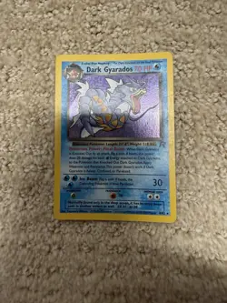Dark Gyarados 25/82 Team Rocket Non Holo Rare Unlimited Pokemon Card - Image 1