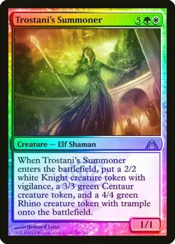 Trostani's Summoner FOIL Dragon's Maze PLD White Green Uncommon CARD ABUGames - Image 1