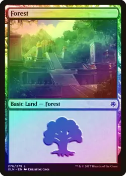 Forest (276) FOIL Ixalan NM Basic Land MAGIC THE GATHERING MTG CARD ABUGames - Image 1
