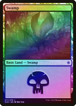 Swamp (271) FOIL Ixalan NM Basic Land MAGIC THE GATHERING MTG CARD ABUGames - Image 1