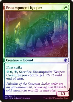Encampment Keeper FOIL Ixalan NM White Common MAGIC GATHERING CARD ABUGames - Image 1