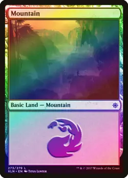 Mountain (273) FOIL Ixalan NM Basic Land MAGIC THE GATHERING MTG CARD ABUGames - Image 1