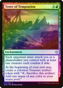 Trove of Temptation FOIL Ixalan NM Red Uncommon MAGIC GATHERING CARD ABUGames - Image 1