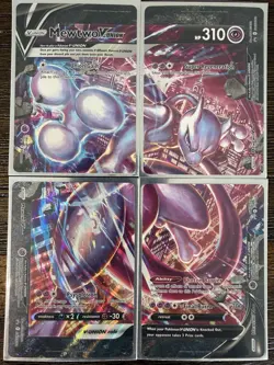 Mewtwo V-UNION [Set of 4] SWSH: Sword & Shield Promo Cards Holo NM - Image 1
