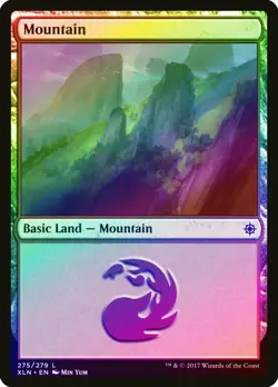 Mountain (275) FOIL Ixalan NM Basic Land MAGIC THE GATHERING MTG CARD ABUGames - Image 1