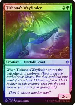 Tishana's Wayfinder FOIL Ixalan NM Green Common MAGIC GATHERING CARD ABUGames - Image 1