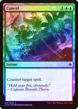 Cancel FOIL Ixalan NM Blue Common MAGIC THE GATHERING MTG CARD ABUGames - Image 1