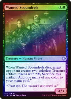 Wanted Scoundrels FOIL Ixalan NM Black Uncommon MAGIC GATHERING CARD ABUGames - Image 1