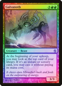 Galvanoth FOIL Mirrodin Besieged NM Red Rare MAGIC THE GATHERING CARD ABUGames - Image 1