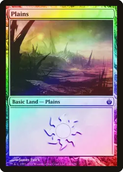 Plains (146) FOIL Mirrodin Besieged NM Basic Land MAGIC MTG CARD ABUGames - Image 1