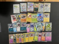 Huge Shiny Pokemon Card Lot Collection LOT Holos And Rares Full Arts - Image 1